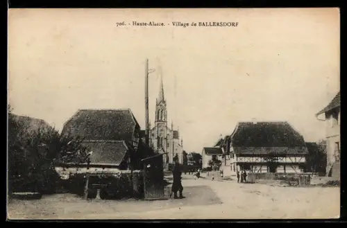 AK Ballersdorf /Haute-Alsace, L`Église