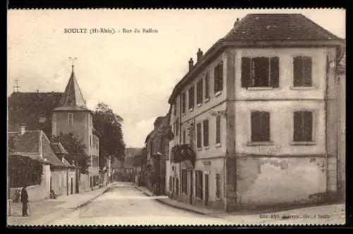 AK Soultz /Ht-Rhin, Rue du Ballon