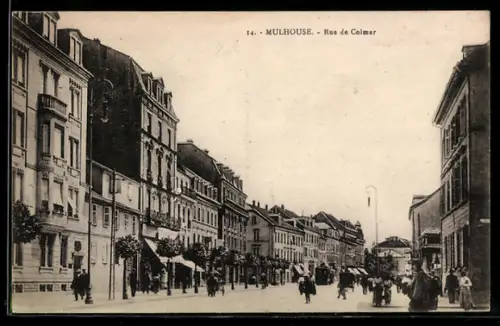 AK Mulhouse, Rue de Colmar