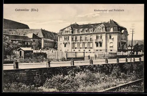 AK Gebweiler /Els., Kinderspital und Poliklinik