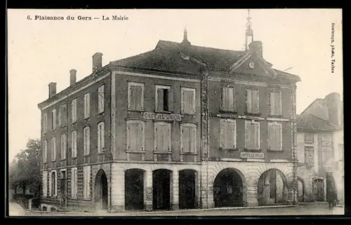 AK Plaisance du Gers, La Mairie, Café de l`Union