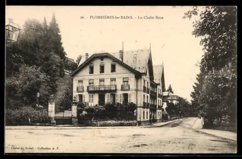 AK Plombières-les-Bains, Le Chalet Rose