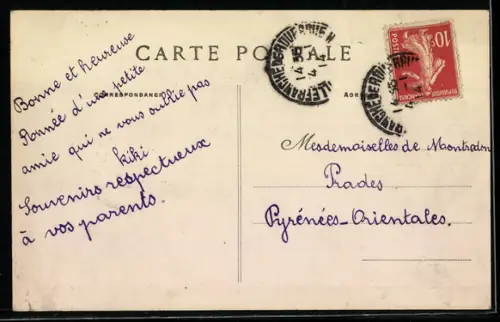 AK Villefranche-de-Rouergue, Promenade Guiraudet