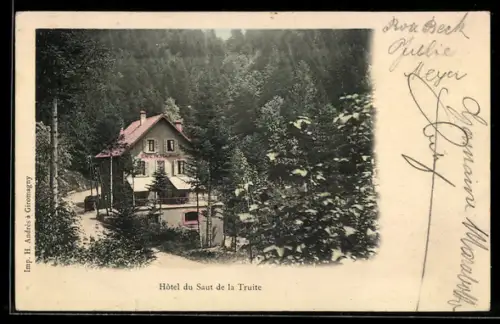AK Ballon d`Alsace, Hôtel du Saut de la Truite