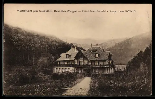 AK Murbach prés Guebwiller, Hôtel Saint-Barnabé