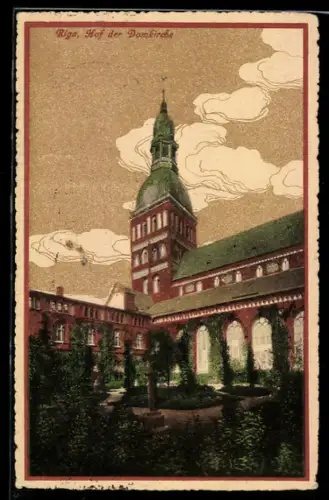 AK Riga, Hof der Domkirche