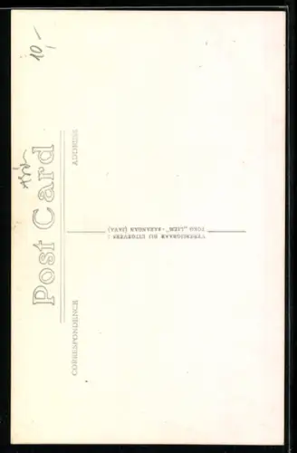 AK Sarangan, Java, Baumallee mit Spaziergängern