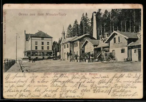 AK Altenberg /Münsterthal, Hotel Altenberg