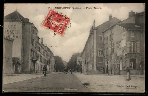AK Mirecourt /Vosges, Place Thiers