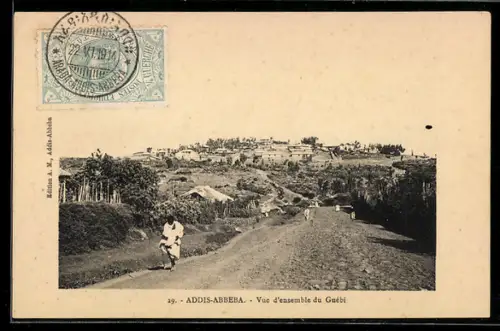AK Addis-Abbeba, Vue densemble du Ghebi