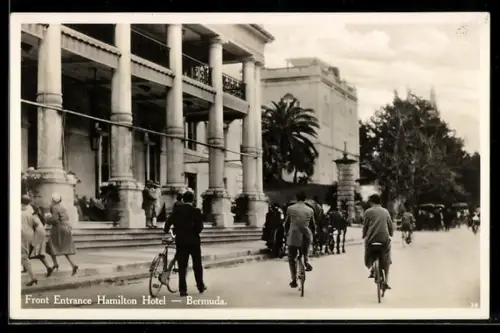 AK Bermuda, Front Entrance Hamilton Hotel