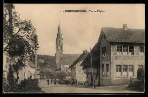 AK Pfetterhausen, Vue de lÉglise