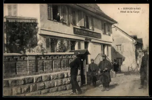 AK Seppois-le-Bas, Hôtel de la Carpe