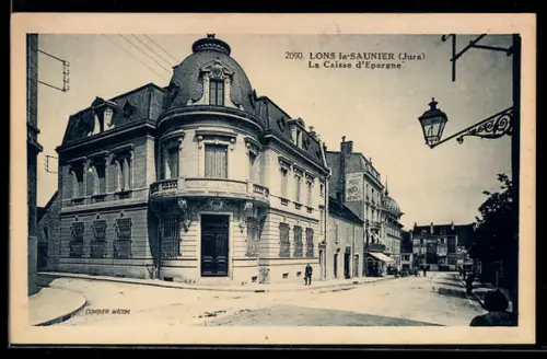 AK Lons-le-Saunier /Jura, La Caisse dEpargne