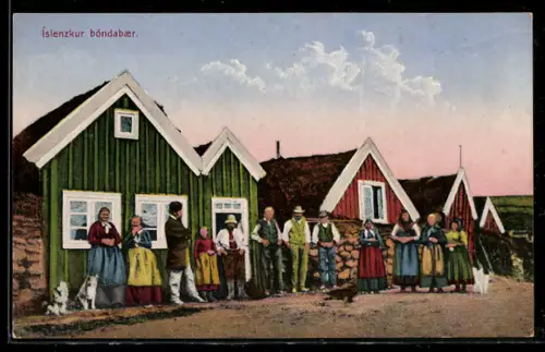 AK Íslenzkur, Íslenzkur bóndabær
