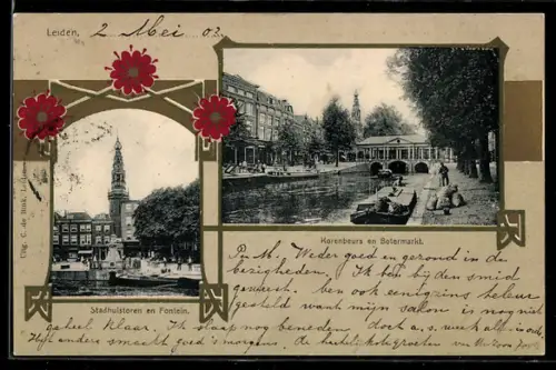 AK Leiden, Korenbeurs en Botermarkt