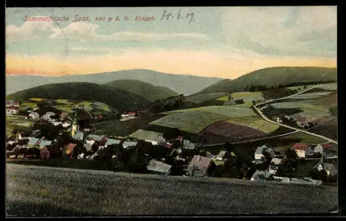 AK Sosa, Panorama, Erzgebirge
