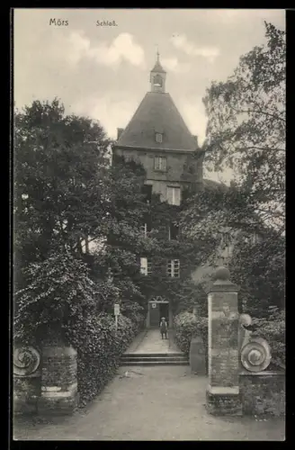 AK Mörs, Blick zum Schloss