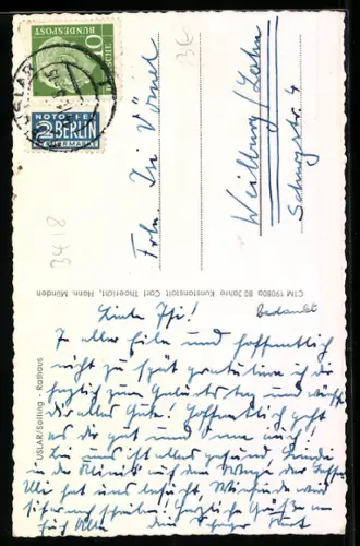 AK Uslar /Solling, Rathaus