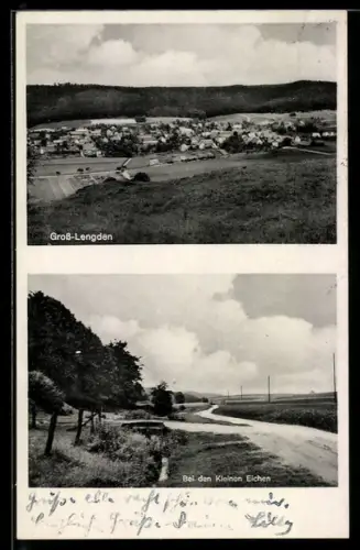 AK Gross Lengden, Ortsansicht, Bei den Kleinen Eichen