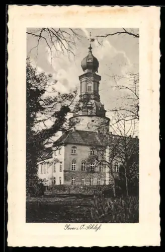AK Jever i. O., Blick zum Schloss