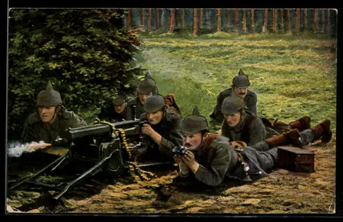 AK Angriff einer Infanterie-Maschinengewehr-Abteilung