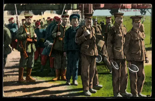 AK Gefangene Engländer, Kriegsgefangene