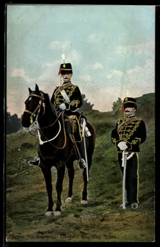 AK Types 7th Hussars, Troopers Marching Order