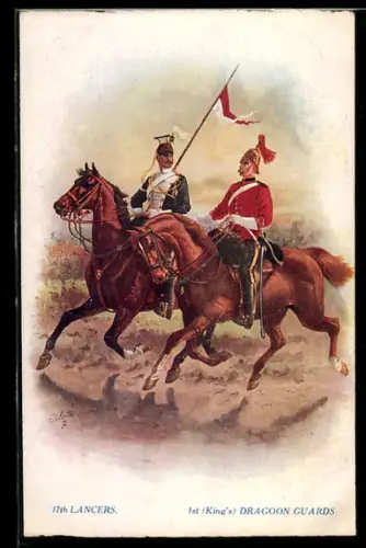 AK 1st King`s Dragoon Guards, 17th Lancers