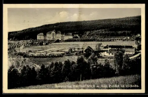 AK Prosecnice n. Sáz., Pohled od východu