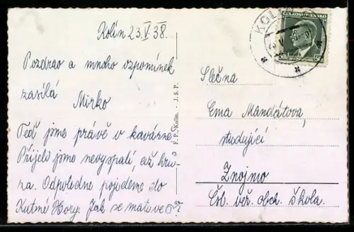 AK Kolín, Cástecný pohled