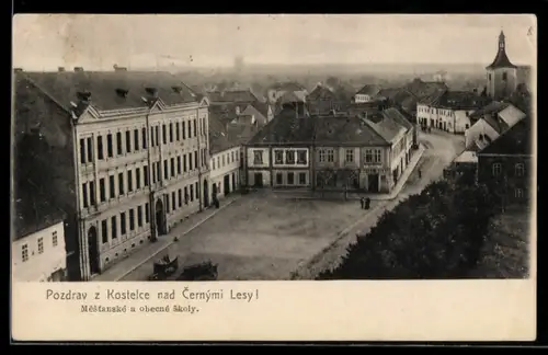 AK Kostelec nad Cernými Lesy, Mestanské a obecné skoly