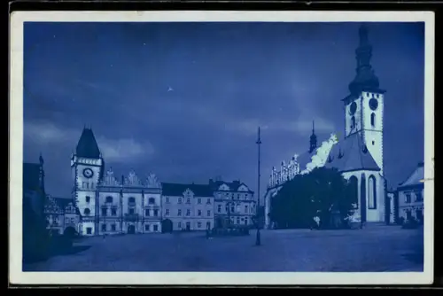 AK Tábor, Námestí, Kostel