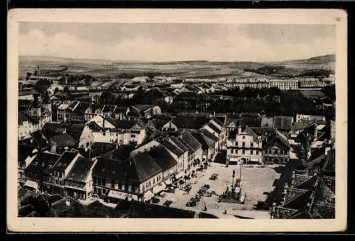 AK Pisek, Teilansicht aus der Vogelschau