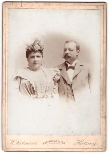 Fotografie W. Stockmann, Hietzing, Trauttmansdorffgasse 44, Elegantes Paar