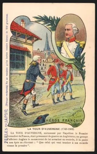 Sammelbild La Tour d`Auvergne, Perles du Japon A. Chapu