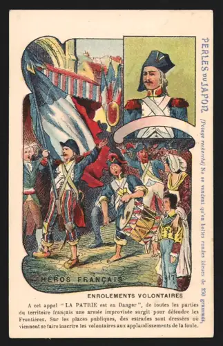 Sammelbild Enrolements Volontaires, Perles du Japon A. Chapu