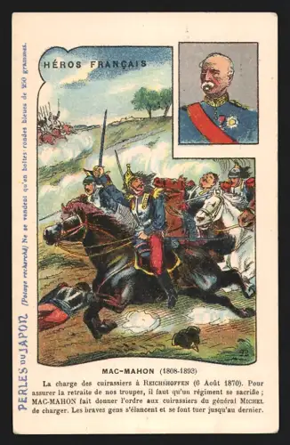 Sammelbild Mac-Mahon à Reichshoffen, Perles du Japon A. Chapu