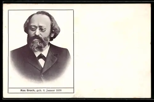 AK Max Bruch, Portrait