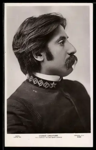 AK Signor Creatore, The Famous Italian Band-Leader, Portrait