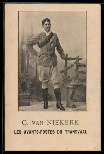 AK C. van Niekerk, Soldat im Burenkrieg