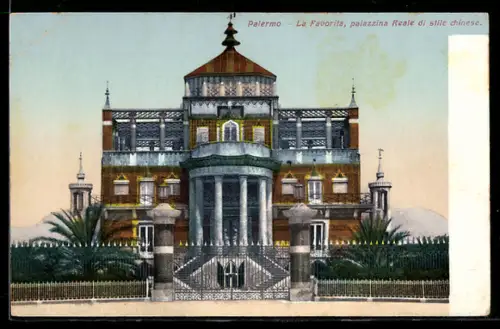AK Palermo, La Favorita, palazzina Reale di stile chinese