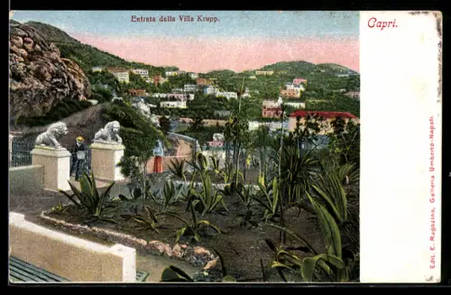 AK Capri, Entrata della Villa Krupp