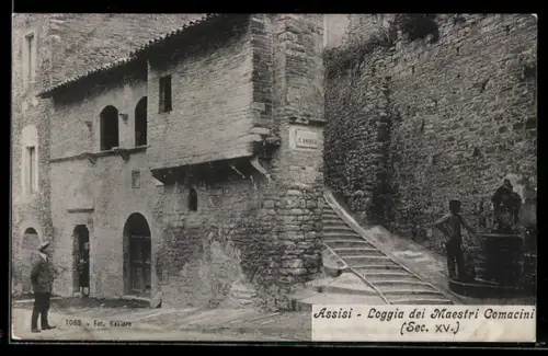AK Assisi, Loggia dei Maestri Comacini, Sec. XV