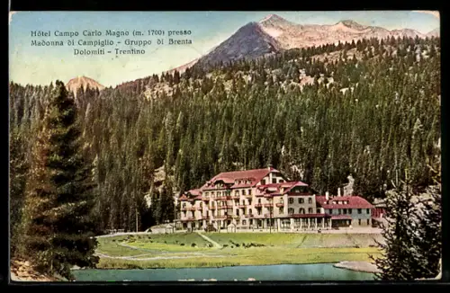 AK Madonna di Campiglio, Hotel Campo Carlo Magno nel Gruppo di Brenta, Dolomiti-Trentino