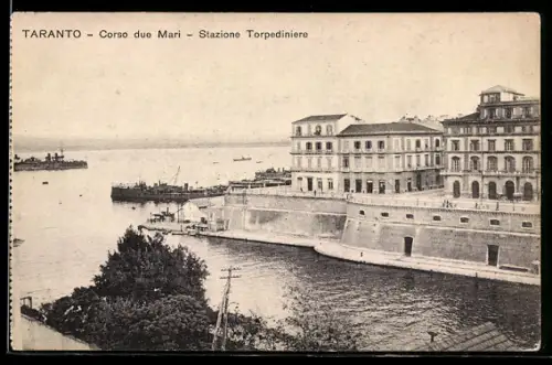 AK Taranto, Corso due Mari, Stazione Torpediniere