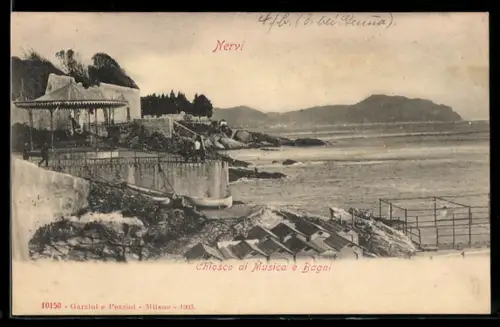 AK Nervi, Chiosco di Musica e Bagni