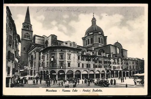 AK Mantova, Piazza Erbe, Portici Broletto