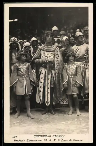 AK Torino, Umberto Biancamano nel carosello storico con costumi medievali