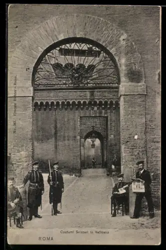 AK Roma, Costumi Svizzeri in Vaticano